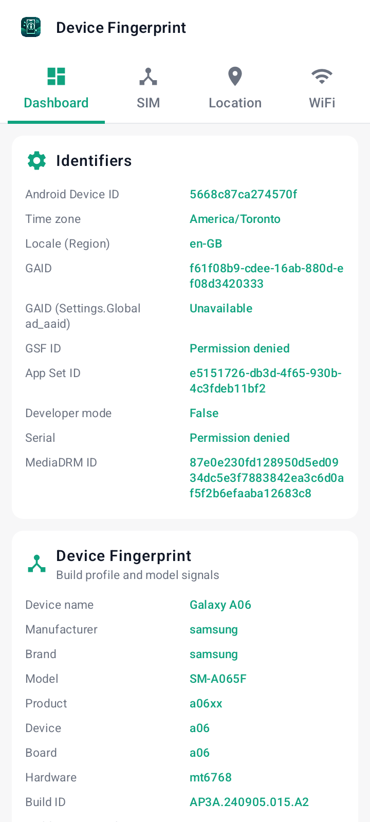 Шаг 9 — Проверка через Device Fingerprint 1