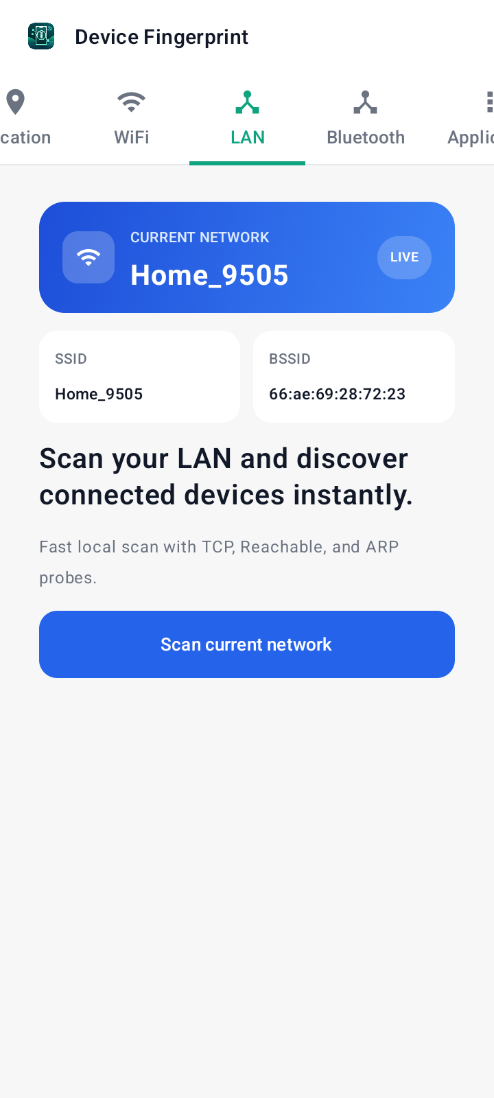 Шаг 9 — Проверка через Device Fingerprint 3